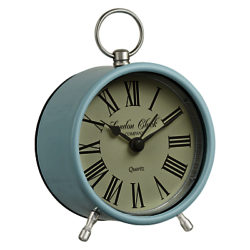 London Clock Company Heritage Mini Fob Alarm, Duck Egg